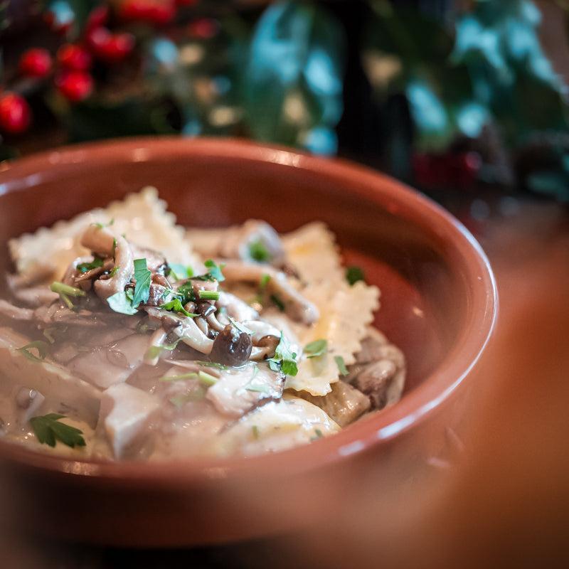 Agnoli (Ravioli) con tartufo e straccino - Veggie - Holiday Special-Bastiano Bonheiden