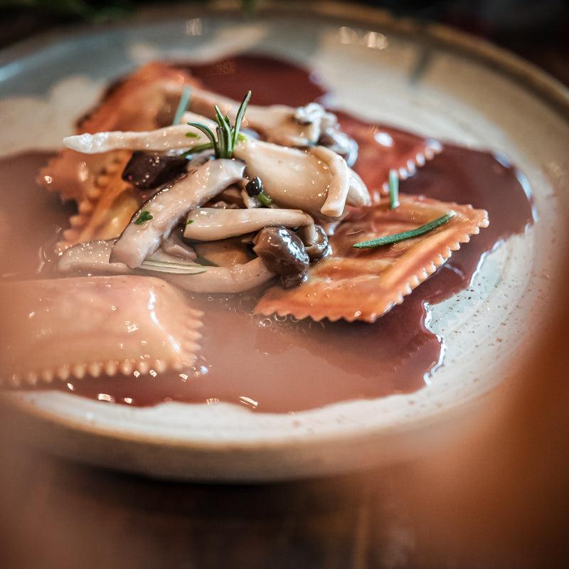 Bauletti (Ravioli) con Stracotto al Barolo - Holiday Special-Bastiano Bonheiden