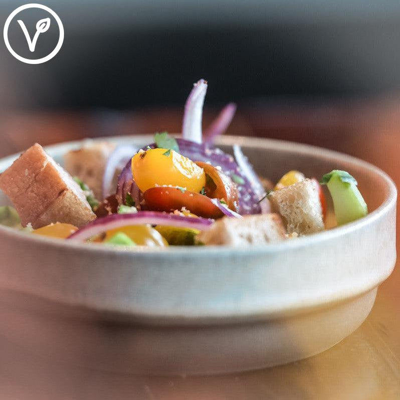 Insalata Pomodori Panzanella - Krokante Kip - Suggestie-Bastiano Bonheiden