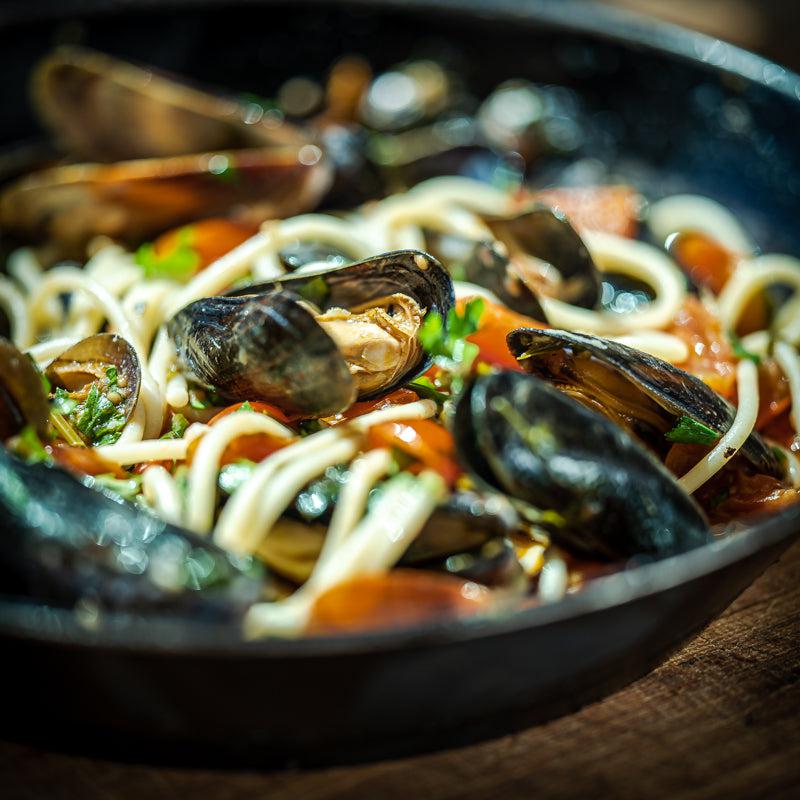 Pasta met mosseltjes - Suggestie-Bastiano Bonheiden