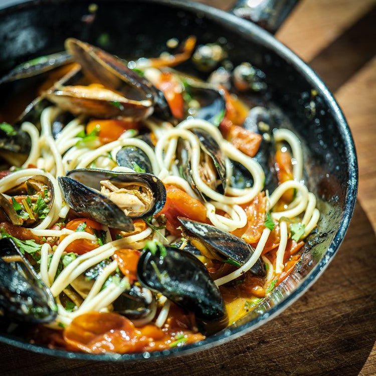Pasta met mosseltjes - Suggestie-Bastiano Bonheiden