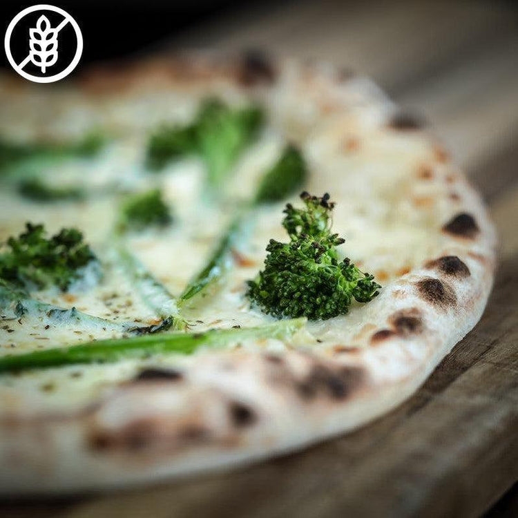 Pinsa Bianca - Broccolini - Burrata - Glutenvrij - Suggestie-Bastiano Bonheiden