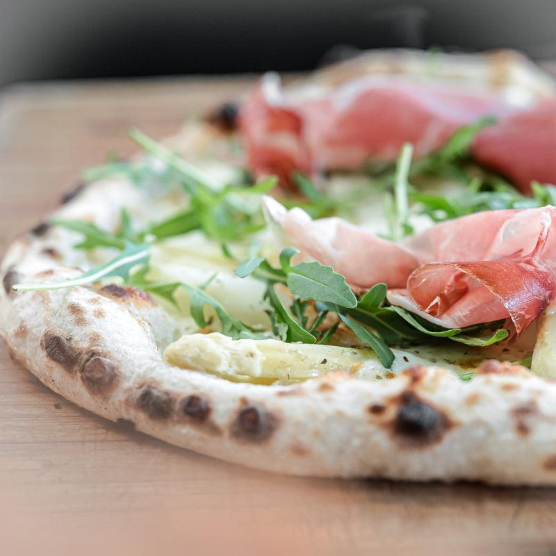 Pizza Bianca - Asperge - Parma - Suggestie-Bastiano Bonheiden