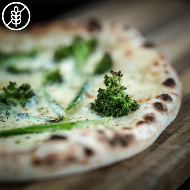 Pizza Bianca - Broccolini - Burrata - Glutenvrij-Bastiano Bonheiden