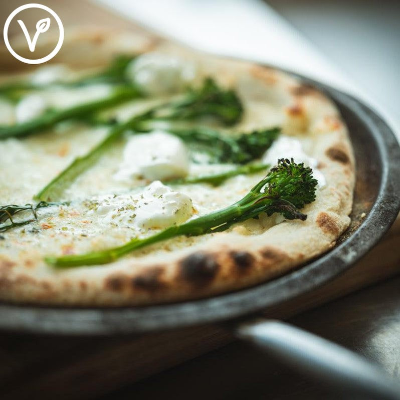 Pizza Bianca - Broccolini - Burrata - Suggestie-Bastiano Bonheiden