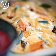 Ravioli Burrata - Salieboter - Pompoen - Suggestie-Bastiano Bonheiden