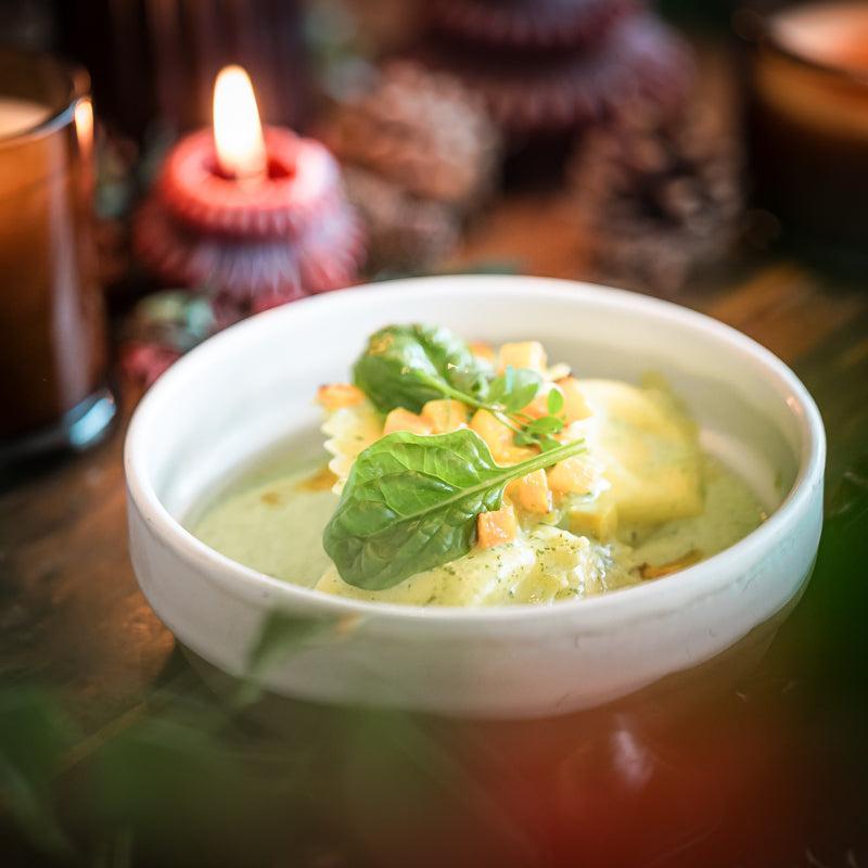Scrini (Ravioli) Cacio e Pepe - Veggie - Holiday Special-Bastiano Bonheiden