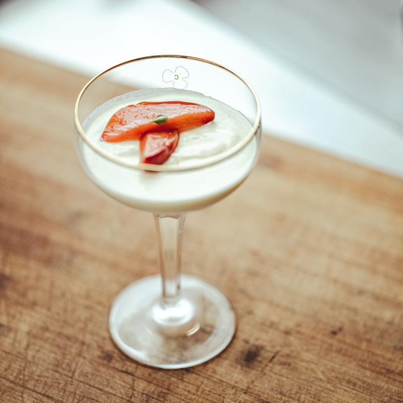 Panna cotta met Gekarameliseerde Nectarine - Suggestie-Bastiano Bonheiden