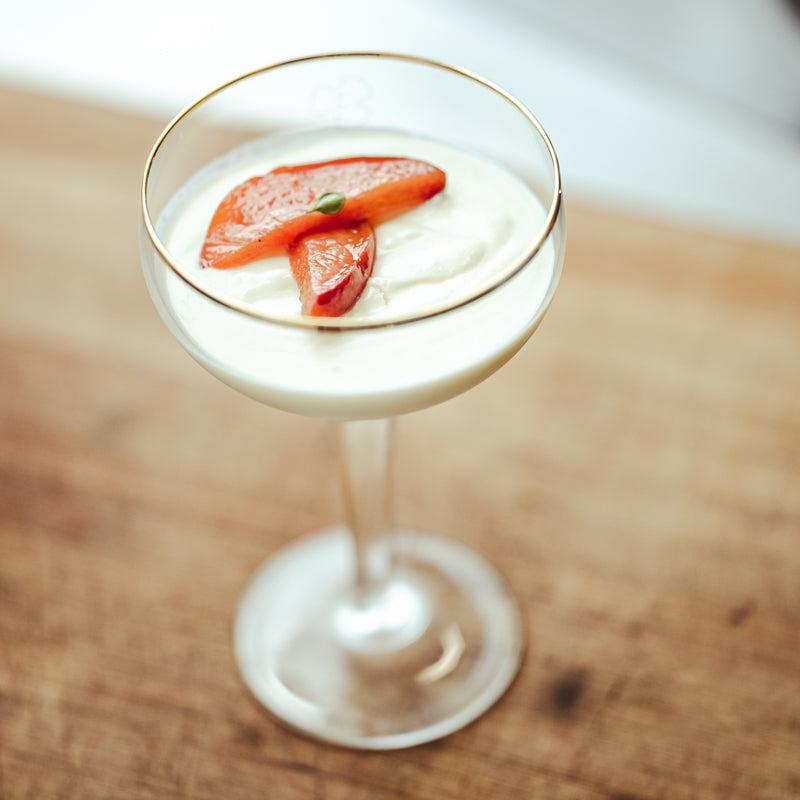 Panna cotta met Gekarameliseerde Nectarine - Suggestie-Bastiano Bonheiden