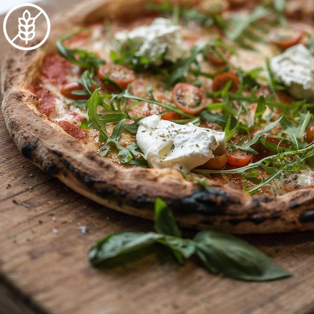Pizza con Burrata - Glutenvrij-Bastiano Bonheiden