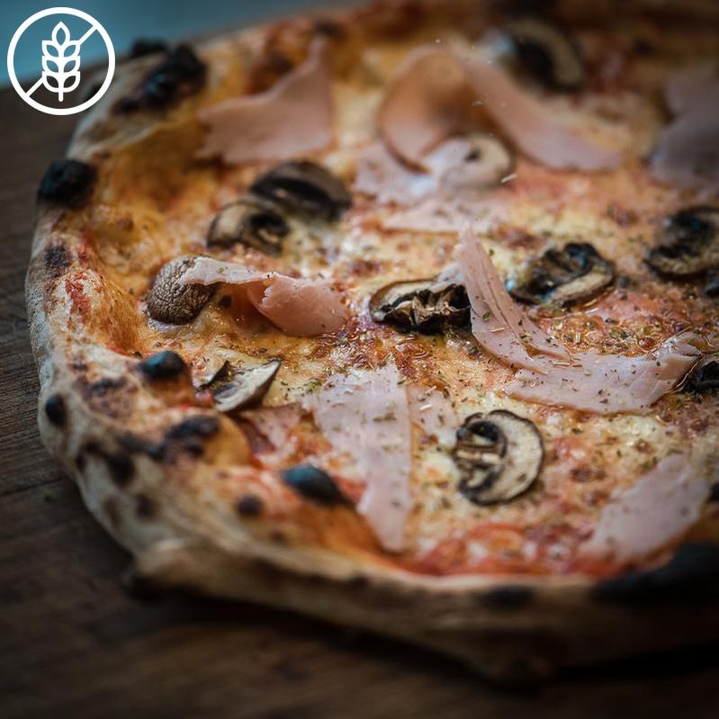 Pizza Funghi Cotto - Glutenvrij-Bastiano Bonheiden