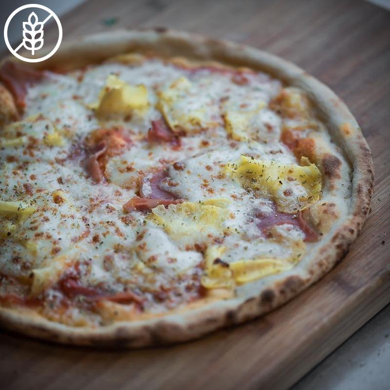 Pizza Hawaii - Ham - Glutenvrij-Bastiano Bonheiden
