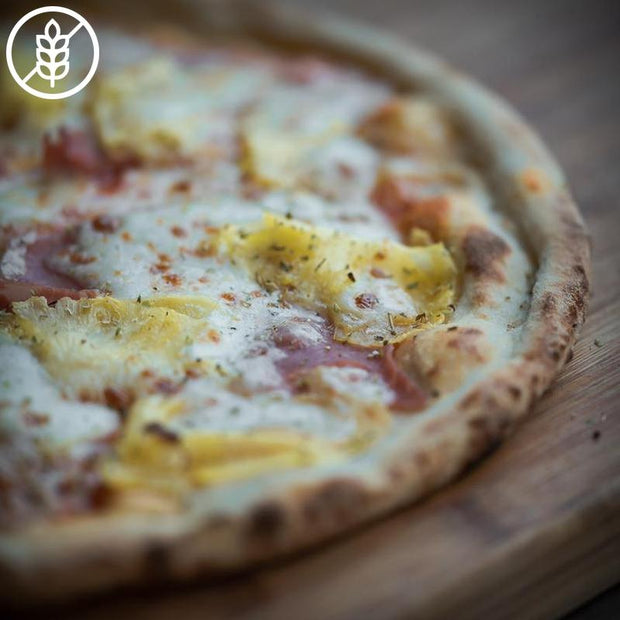 Pizza Hawaii - Ham - Glutenvrij-Bastiano Bonheiden