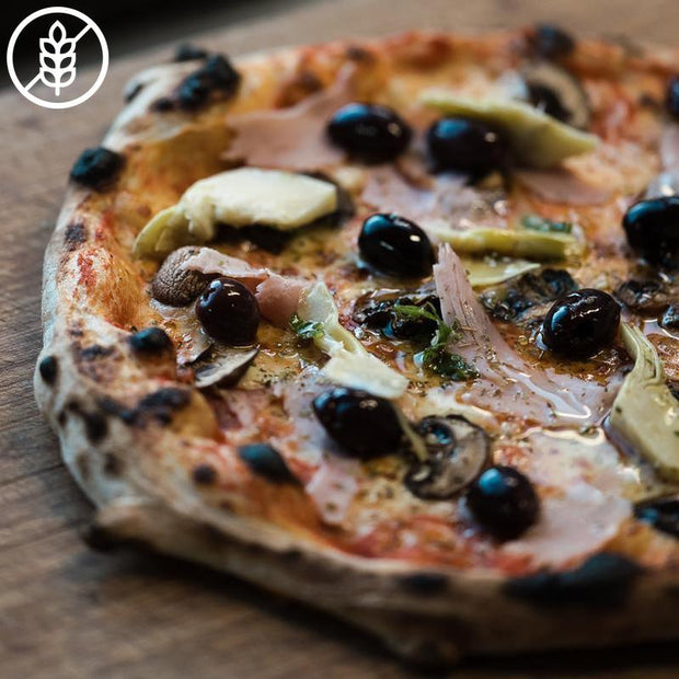 Pizza Quattro Stagioni - Glutenvrij-Bastiano Bonheiden