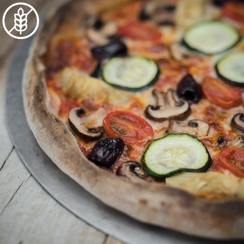 Pizza Quattro Stagioni - Vegetariana - Glutenvrij-Bastiano Bonheiden